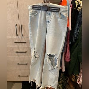 Free People Light Wash Jeans